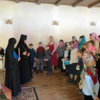 Воспитанники воскресной школы «Зернышко» Спасо-Вознесенского собора посетили Спасский монастырь.