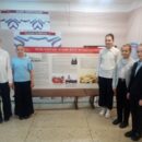 Информационный знак установлен в музее гимназии 59